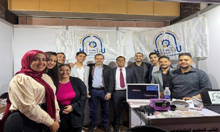 جامعة حلوان التكنولوجية الدولية تتألق في مؤتمر ومعرض التعليم التكنولوجي الدولي جامعة حلوان التكنولوجية الدولية تتألق في مؤتمر ومعرض التعليم التكنولوجي الدولي