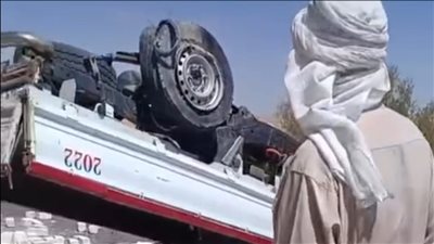 انقـ ـلاب سيارة نقل محملة بالطوب الابيض " بلوك " دون حدوث إصابات في الفيوم انقـ ـلاب سيارة نقل محملة بالطوب الابيض " بلوك " دون حدوث إصابات في الفيوم