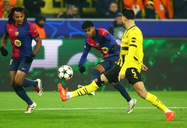 مشاهدة مباراة برشلونة وبوروسيا دورتموند بث مباشر في دوري أبطال أوروبا
