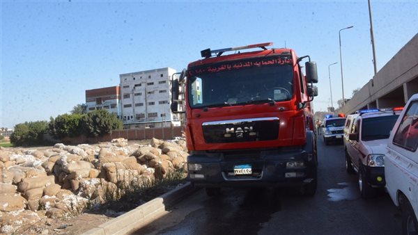 استمرار جهود السيطرة على حريق محلج قطن بطنطا