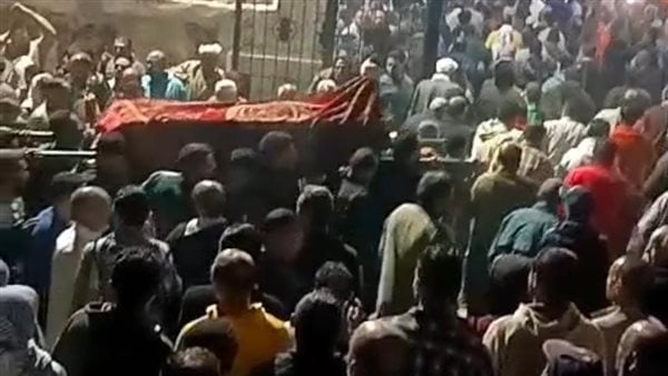 تشييع جثامين ضحايا حادث كوم بلاج بإدكو في البحيرة