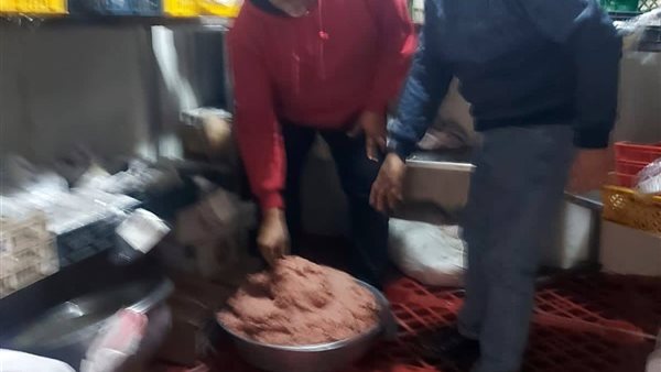 ضبط 14 طن رنجة وفسيخ ولحوم ودجاج مخالفة للمواصفات بالدقهلية