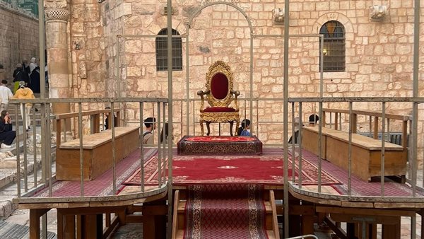 أجواء روحانية استثنائية في كنيسة القيامة استعدادًا لأسبوع الآلام والفصح المجيد أجواء روحانية استثنائية في كنيسة القيامة استعدادًا لأسبوع الآلام والفصح المجيد