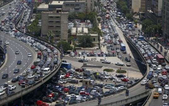 خريطة الزحام المروري بـ طرق ومحاور القاهرة والجيزة اليوم الخميس