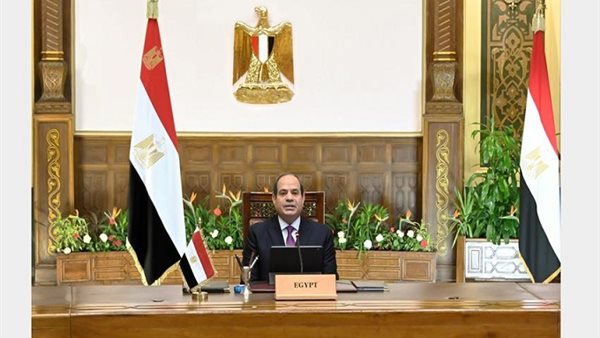 السيسي: إقامة الدولة الفلسطينية الضمان الوحيد لتحقيق السلام الدائم والاستقرار في المنطقة