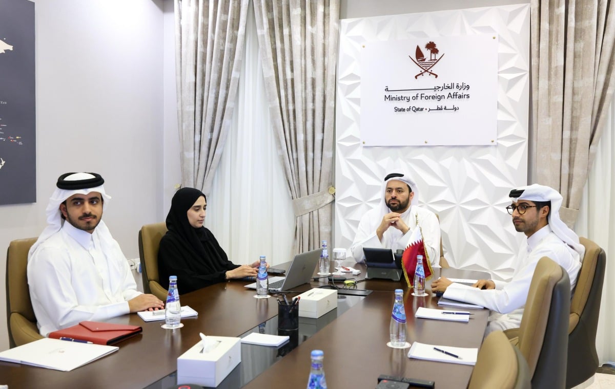 الخليفي يجتمع مع نائب وزير الخارجية التركي