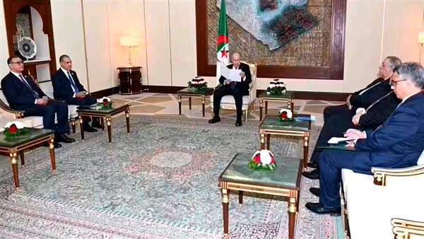 وزير الخارجية يسلم رسالة خطية من السيسي إلى الرئيس الجزائري وزير الخارجية يسلم رسالة خطية من السيسي إلى الرئيس الجزائري