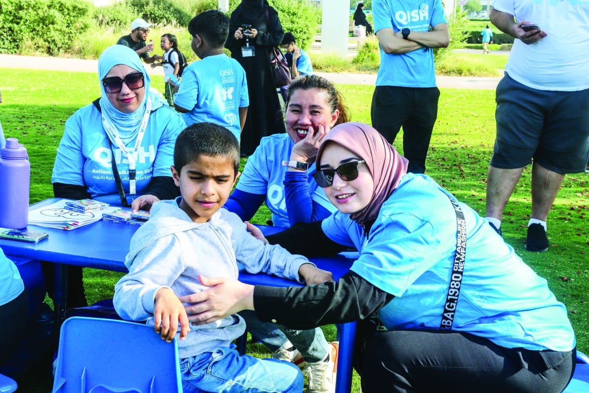 مسيرة بحديقة البدع لدعم أطفال التوحد مسيرة بحديقة البدع لدعم أطفال التوحد