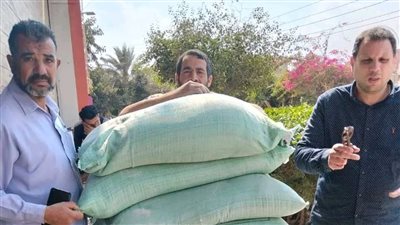 ضبط 6 طن ملح طعام و125 كيلو فول حصي مجهولة المصدر و 23 شيكارة دقيق بلدي مدعم بالشرقية