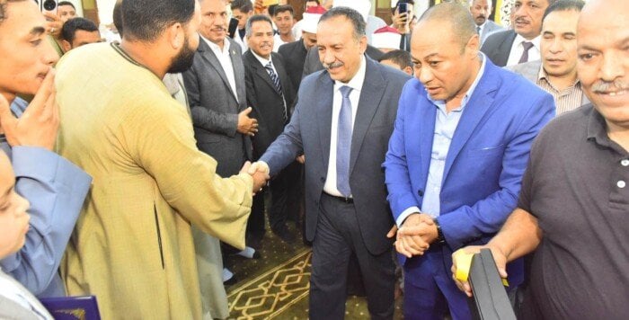 محافظ أسيوط يفتتح مسجد تاج الدين بقرية منقباد بعد إحلاله وتجديده بتكلفة 15 مليون جنيه