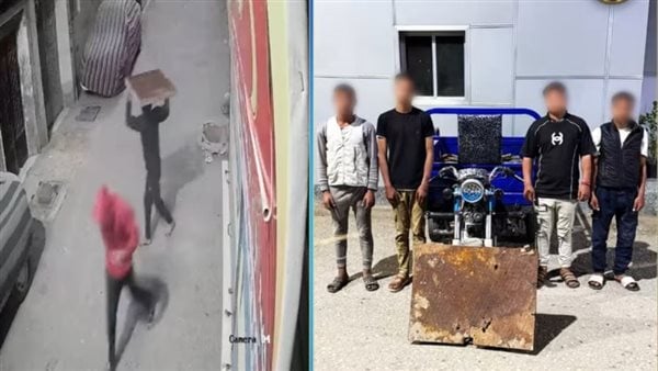 القبض على 4 متهمين بسرقة غطاء بالوعة صرف صحي بأسيوط