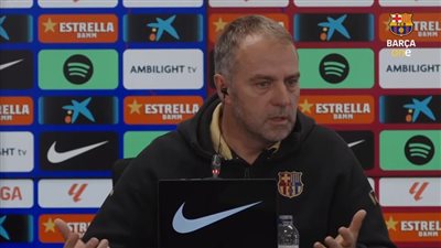 هانز فليك: المباراة أمام سلتا فيجو مهمة جدًا بالنسبة لنا.. ونعاني في برشلونة من توالي وضغط المباريات في وقت قصير