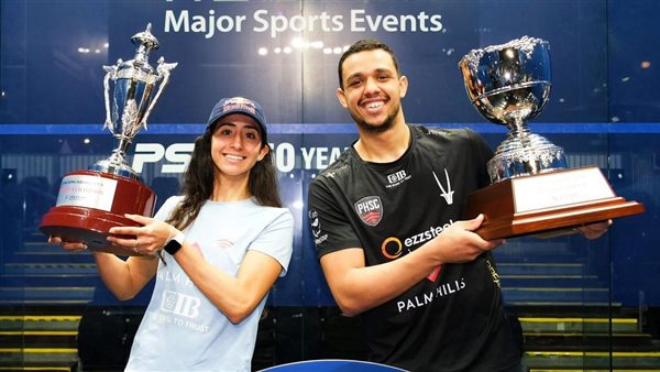 مصطفى عسل ونوران جوهر يتوجان ببطولة الجونة الدولية للإسكواش مصطفى عسل ونوران جوهر يتوجان ببطولة الجونة الدولية للإسكواش
