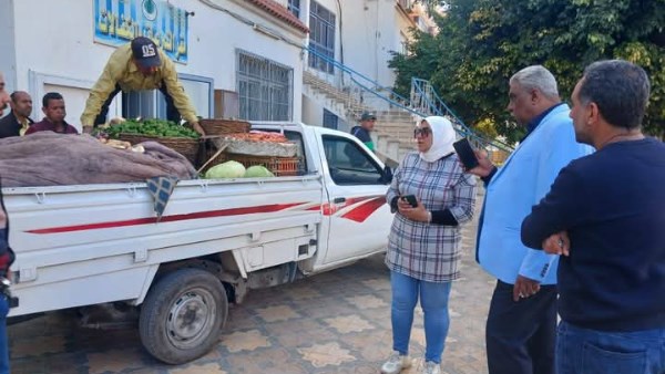 ضواحي بورسعيد: حملات لإزالة الاشغالات والتعديات على حرم الطريق
