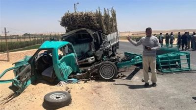 ننشر أسماء ضحايا حادث تصادم ملوي