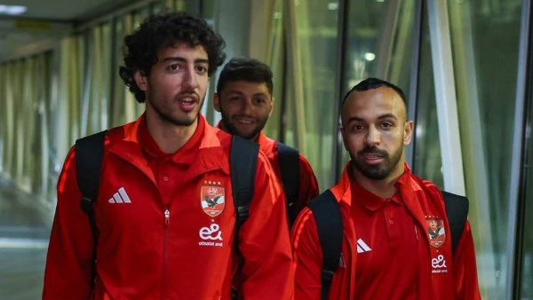 بعثة الأهلي تغادر جنوب إفريقيا للعودة إلى القاهرة بعد التعادل أمام صن داونز