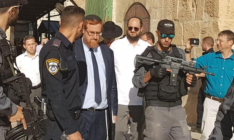 عشرات المستوطنين يقتحمون الأقصى بقيادة المتطرف "يهودا غليك"