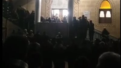 تشييع جنازة عامل زراعي سقط داخل دراسة قمح في الشرقية