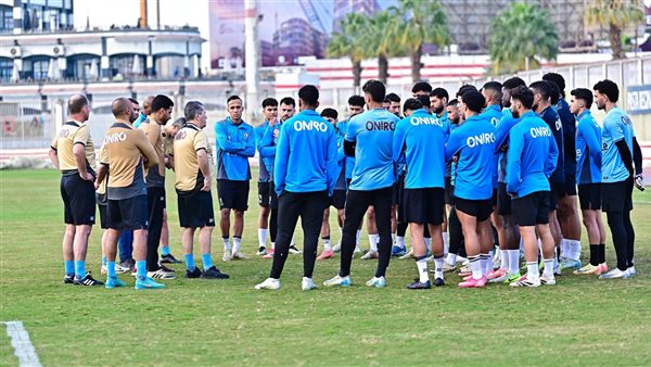 تقسيمة فنية للاعبي الزمالك على هامش مران اليوم