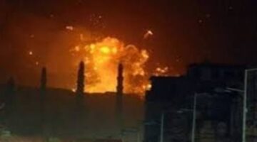 غارتان أمريكيتان تستهدف منصات صواريخ للحوثيين غرب تعز