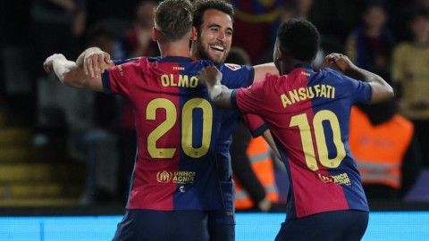 داني أولمو يمنح برشلونة فوزا صعبا أمام ريال مايوركا