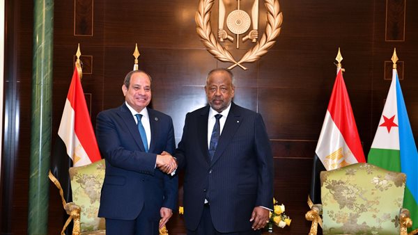تفاصيل زيارة الرئيس السيسي لدولة جيبوتي.. فيديو وصور