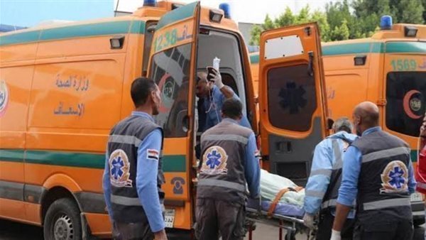 إصابة 15 شخصا في تصادم سيارتين بطريق النقرة مركز نصر النوبة بأسوان