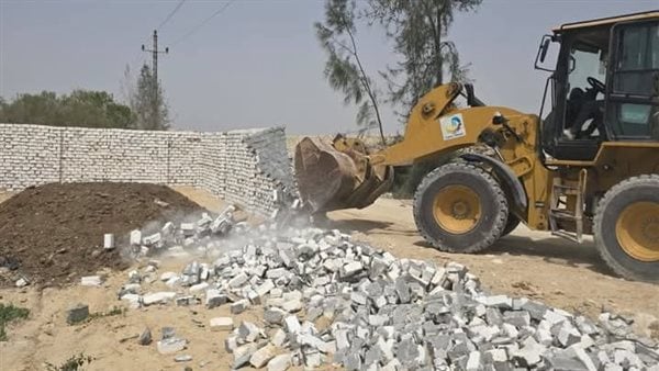 المرحلة الثالثة من الموجة الـ 25.. إزالة 52 حالة تعد على مساحة 2954 مترا بالبحيرة