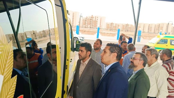 تنمية العبور الجديدة: تشغيل وحدة الإسعاف المركزية بالحي الـ14 بالمدينة