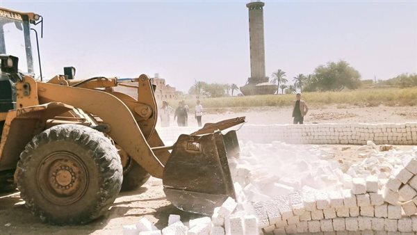 إزالة 536 حالة تعدٍ على الأراضي الزراعية وأملاك الدولة بالمنيا