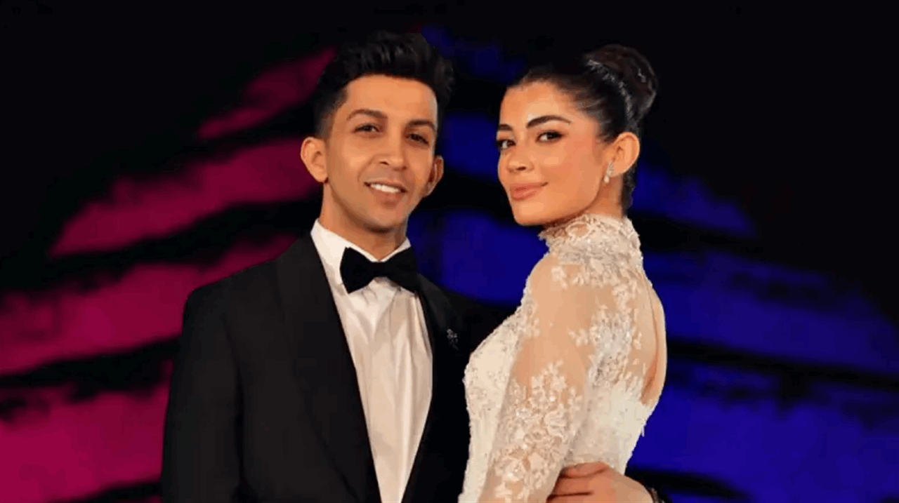 زفاف ليلى احمد زاهر وهشام جمال بين الاهرامات