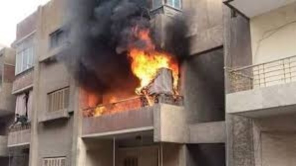 مصرع عامل في حريق شقة سكنية بالمنوفية