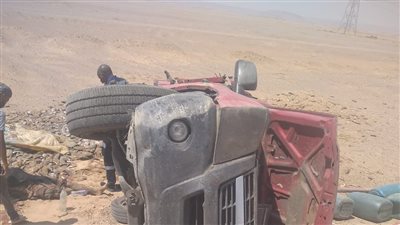 مصرع اثنين وإصابة آخر في حادث تصادم بين سيارة نقل قلاب ودراجة نارية بالمنوفية