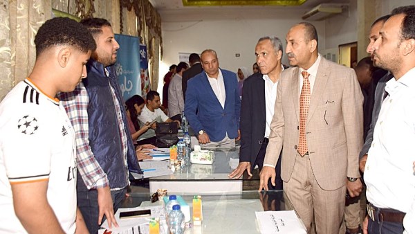 افتتاح ملتقى التوظيف والتثقيف لخريجي برامج التدريب المهني”مهنتك ..مستقبلك” في بني سويف