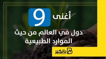 أغنى 9 دول في العالم من حيث الموارد الطبيعية | إنفوجراف
