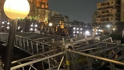 ننشر أسماء المصابين في حادث انهيار ستاند إنارة بحفل تامر حسني بقصر البارون