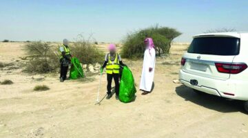 حملة نظافة بروضة أبا الدوم