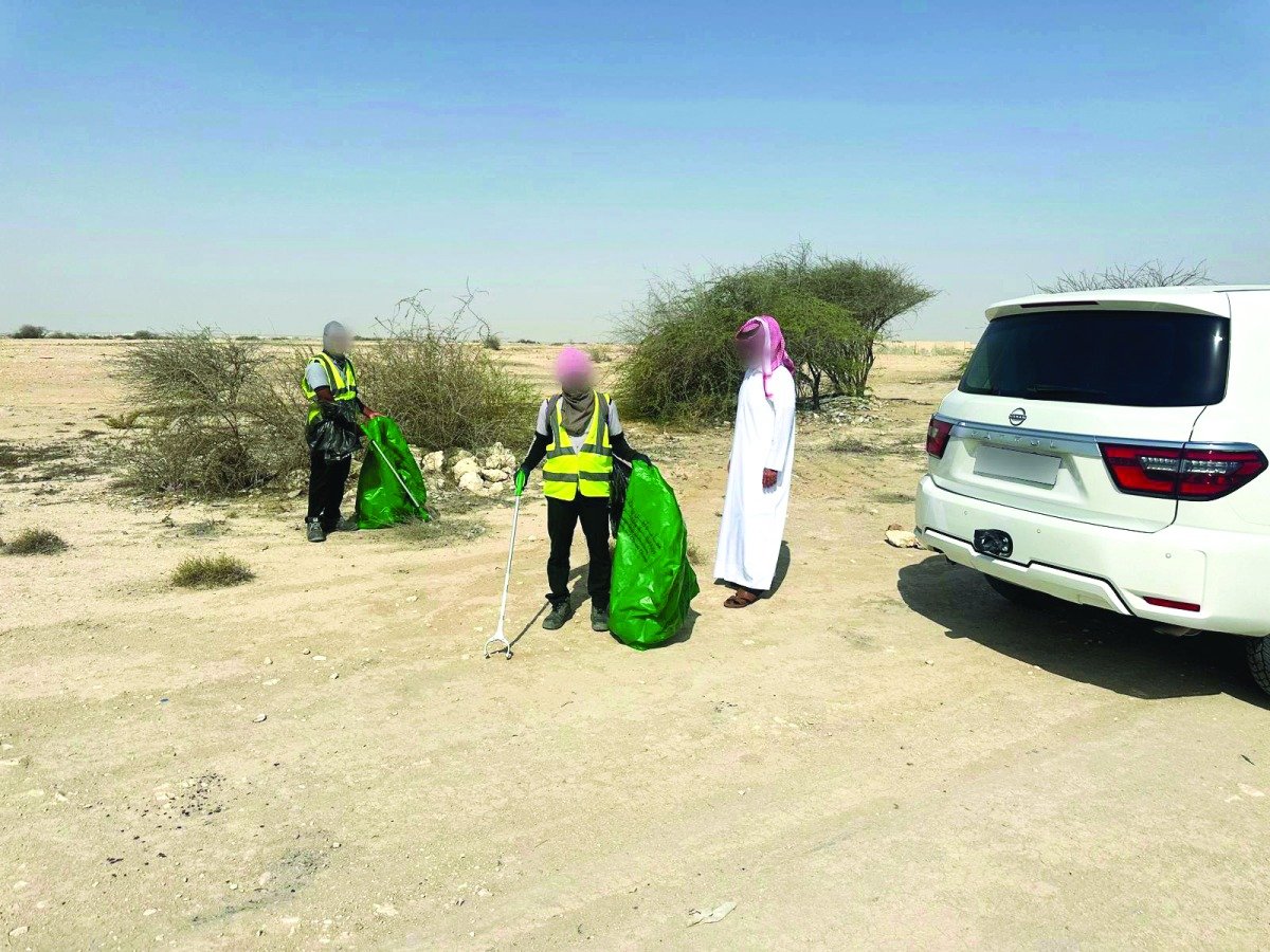 حملة نظافة بروضة أبا الدوم