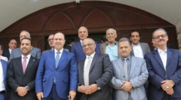 نقيب الصحفيين الاردني طارق المومني يستقبل المهنئين مع المجلس