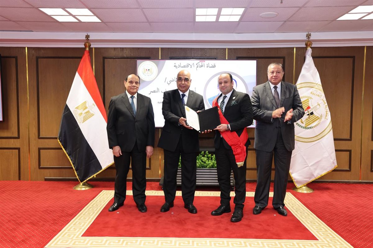 وزير العدل خلال احتفالية الملكية الفكرية