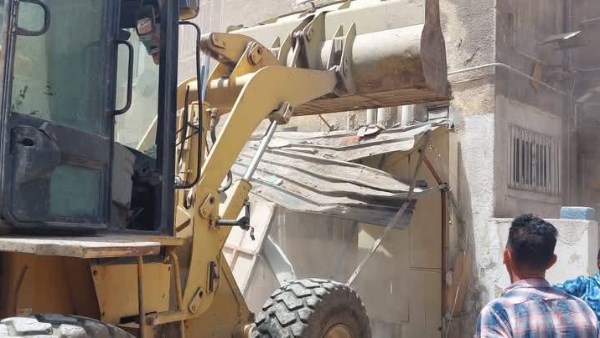 استمرار الحملات المكثفة لإزالة الإشغالات بضواحي بورسعيد