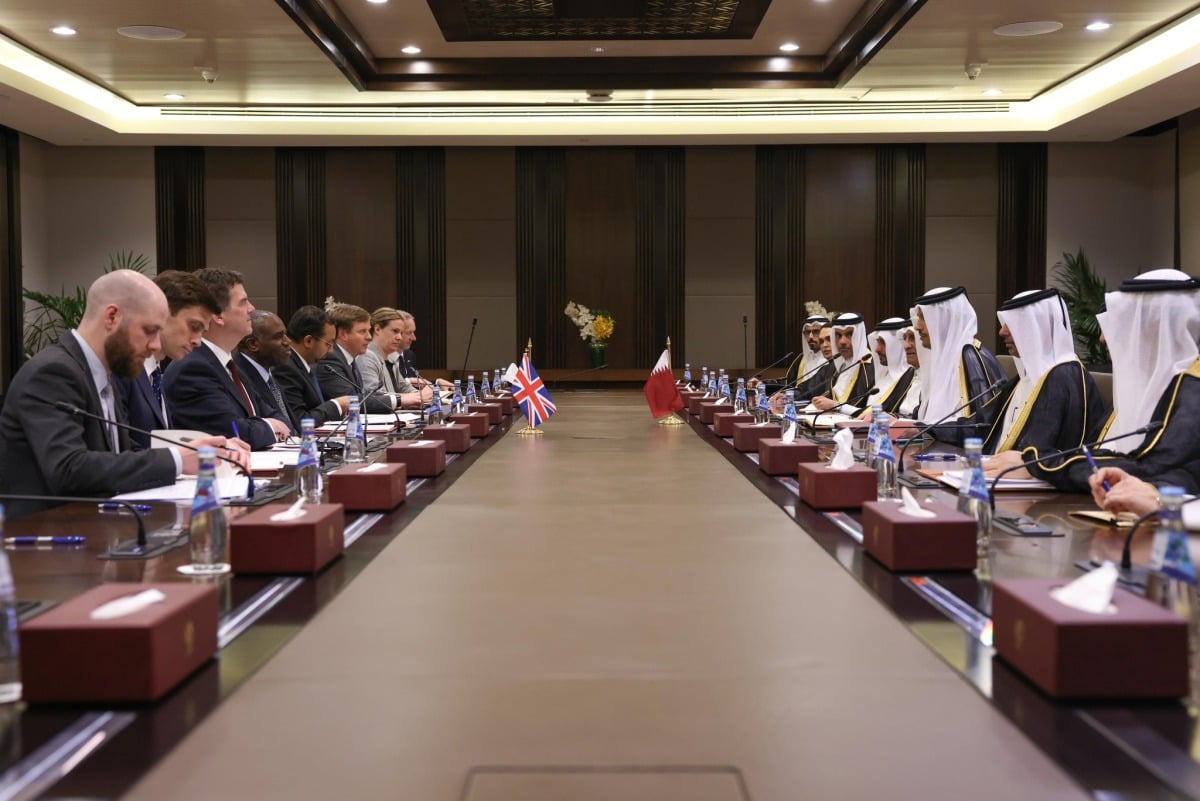 رئيس مجلس الوزراء وزير الخارجية ووزير الخارجية البريطاني يترأسان الحوار الاستراتيجي الثاني بين البلدين