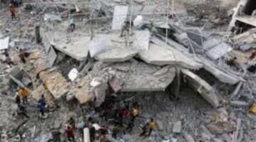 إصابة فلسطينيين جراء قصف الاحتلال خيام نازحين غرب خان يونس