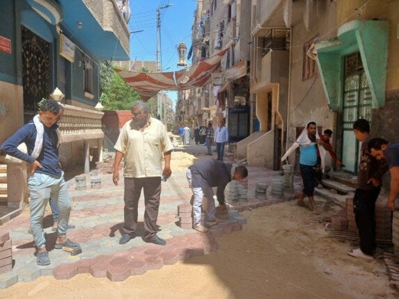 قوص تواصل تنفيذ مشروعات رصف وتطوير ضمن مشروعات الخطة الاستثمارية