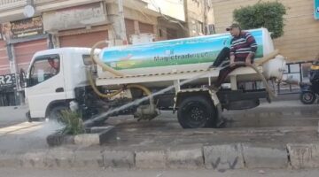 محافظ كفر الشيخ يتابع أعمال رفع كفاءة النظافة بالرياض | صور