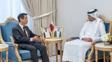 وزير العدل يجتمع مع سفير تايلاند لدى الدولة