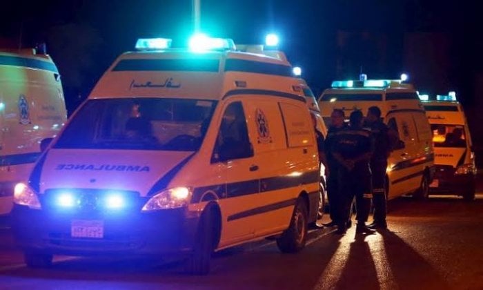 إصابة 7 أشخاص فى حادث انقلاب ميكروباص في قويسنا بالمنوفية