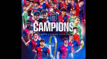 برشلونة بطلاً لأوروبا للشباب بلا نجومه الثلاثة الكبار