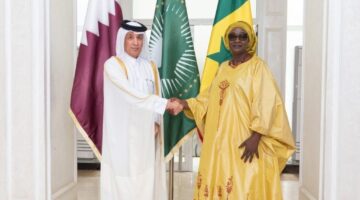 وزير الدولة للشؤون الخارجية يجتمع مع وزيرة التكامل الإفريقي والشؤون الخارجية السنغالية
