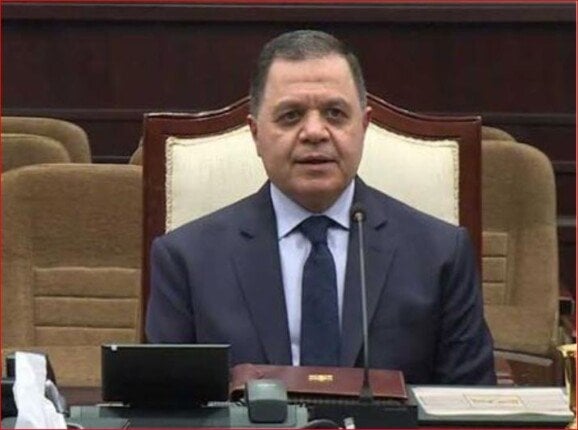 اللواء محمود توفيق يهني وزير العمل ورئيس الإتحاد العام لنقابات عمال مصر بـ عيد العمال